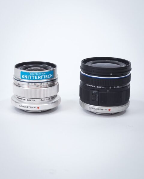 Olympus M.Zuiko MFT Objektivset 12mm / 9-18mm