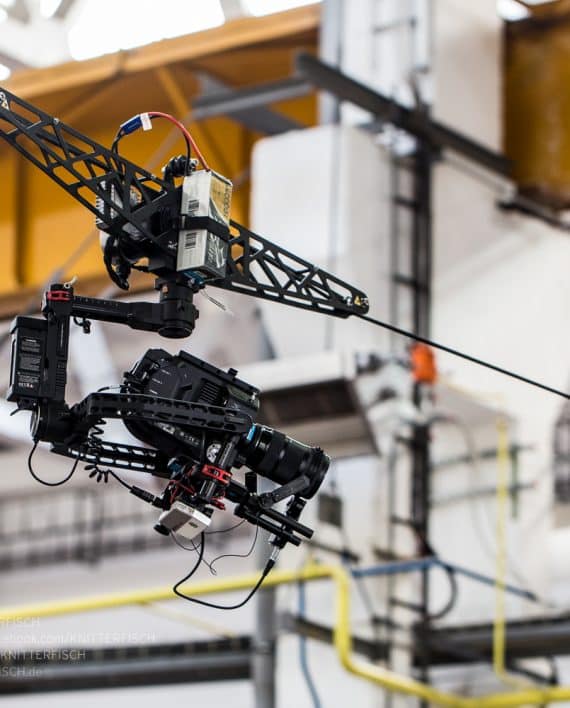 Speedline Cable Cam mit Operator Rental KNITTERFISCH