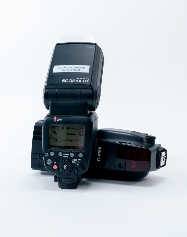 Canon Speedlite 600EX IIRT Aufsteckblitz Rental KNITTERFISCH