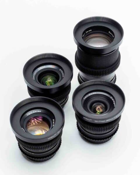 Carl Zeiss Contax Objektivset 24/28/35/50/85/135 mm (Cine-Mod)