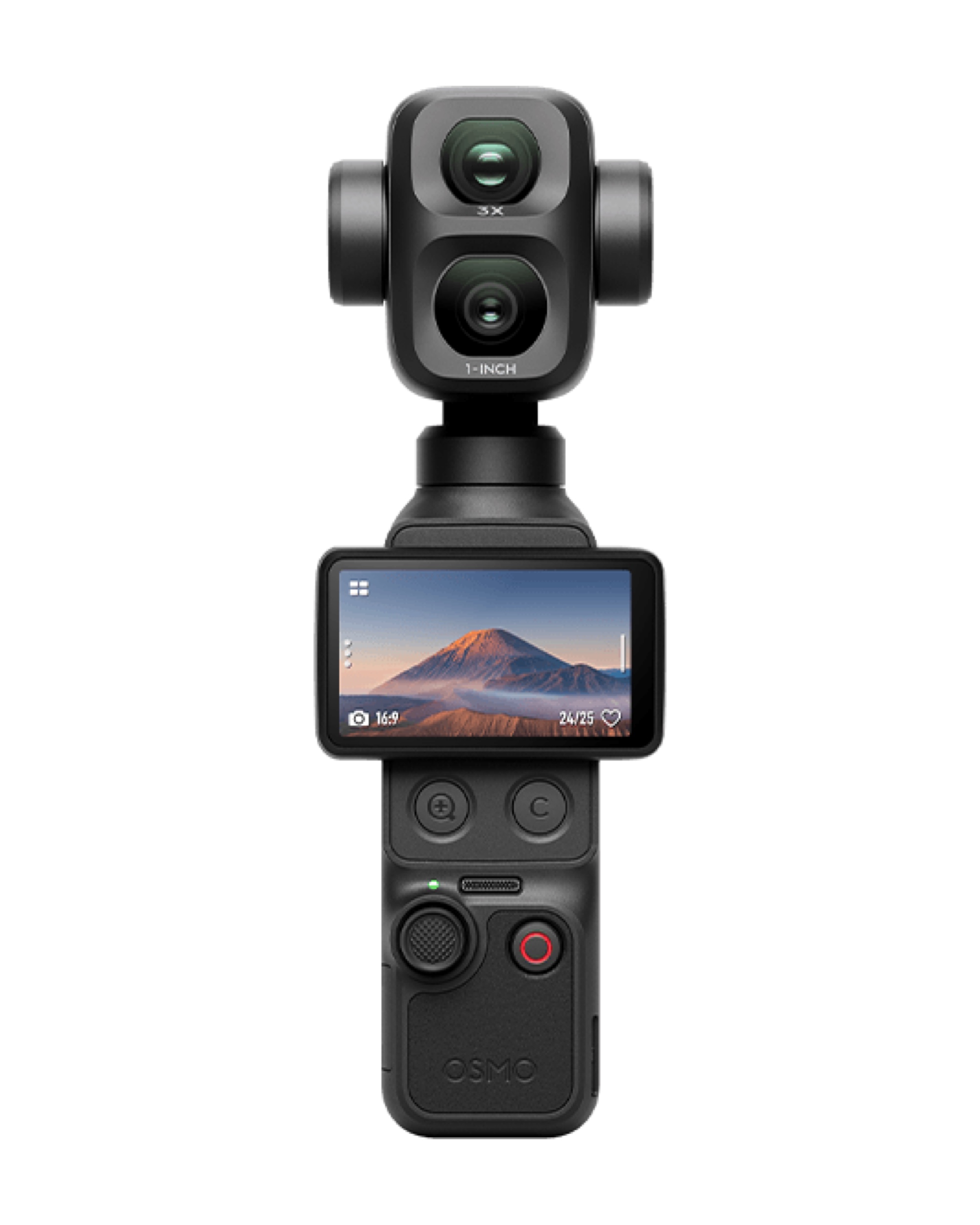 DJI Osmo Pocket 4P, Vorderansicht