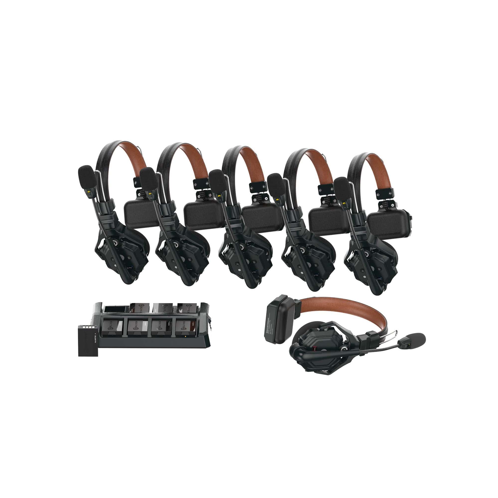 6er Set / Hollyland Solidcom C1 Pro-6S (Full-Duplex Wireless Intercom-System)